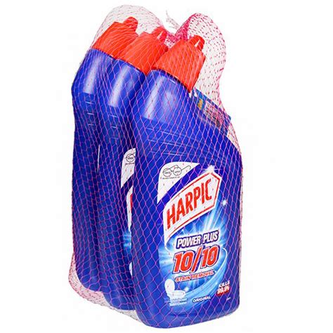 Buy Harpic Power Plus Disinfectant Toilet Cleaner Original 3 X 500 Ml