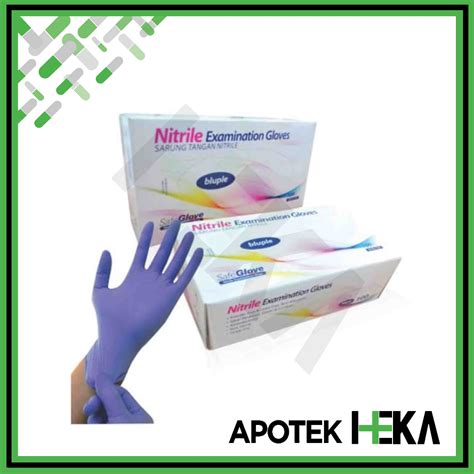 Jual Sarung Tangan Nitrile Onemed Box Isi Safeglove Nitrile