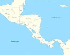 10 Mapas da América Central para Colorir e Imprimir