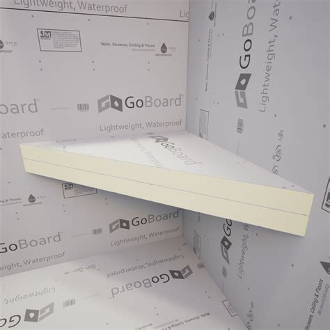 The Original Floating Corner Shower Bench Kit™ with GoBoard® - The