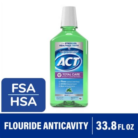 Act Total Care Anticavity Fluoride Mouthwash With Zero Alcohol Fresh