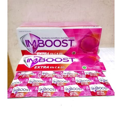 Jual IMBOOST EXTRA VIT C D3 ISI 10 TAB LENGKAP VITAMIN C VITAMIN D3