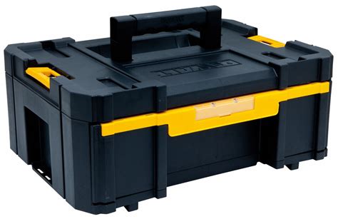 Dewalt Plastic Portable Stackable Tool Box In Overall Height In