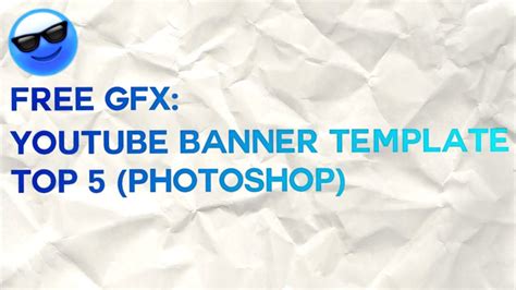 Free Gfx Youtube Banner Templates Top 5photoshop Youtube