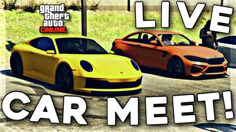 Gta 5 Clean Car Meet Live Ps4 Cruisingcutting Up And More Youtube