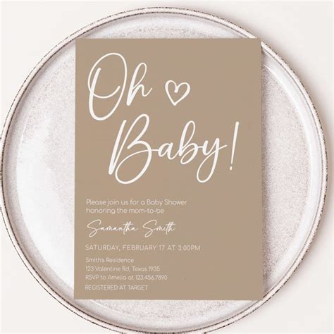 Oh Babies Baby Shower Invitation Etsy