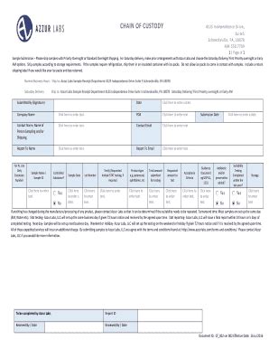 Fillable Online CF002 Ver 002 COC Fill Form Docm Fax Email Print