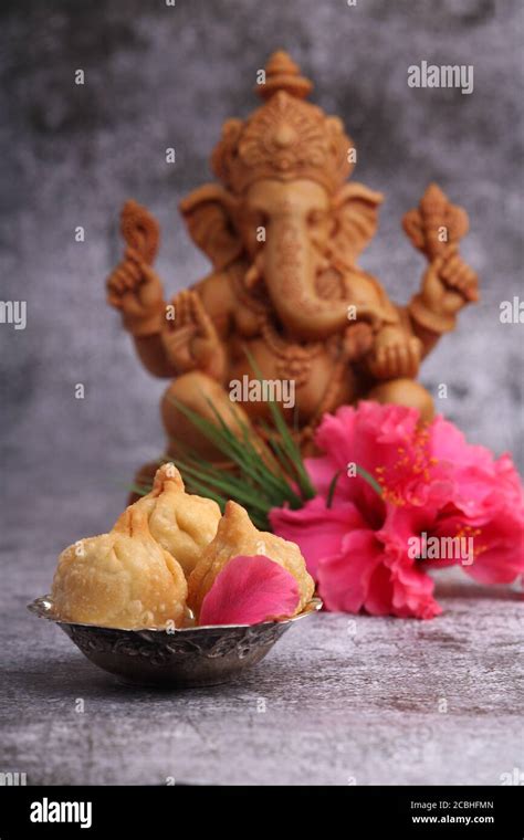 Ganesh Puja Sweet Modak Food Offered On Ganpati Festival Or Chaturthi