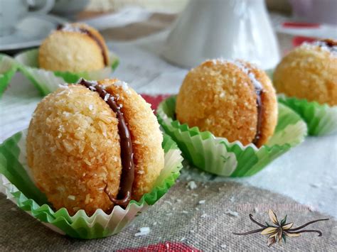 Baci Di Dama Al Cocco E Nutella Impastando A Quattro Mani