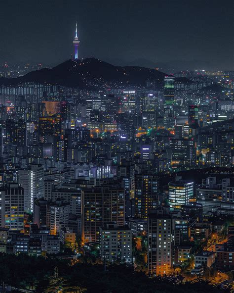 seoul night view image, Midjourney See the prompts and settings - Oksuro