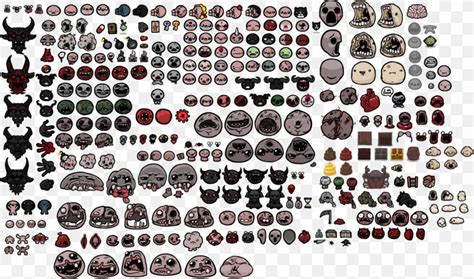 The Binding Of Isaac Rebirth Sprite Video Game Png 1280x757px 2d