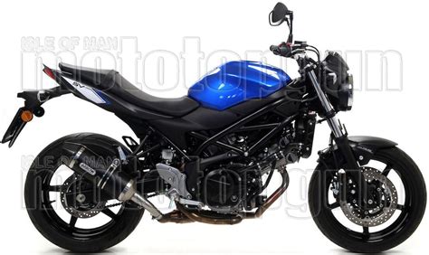 Arrow Full System Exhaust Open Rc Race Tech Black C Suzuki Sv