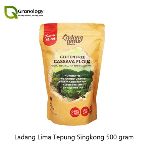 Jual Ladang Lima Tepung Singkong Gluten Free Cassava Flour 500 Gram