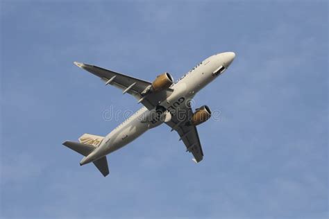 Airplane Takeoff from Airport Editorial Photography - Image of a320 ...