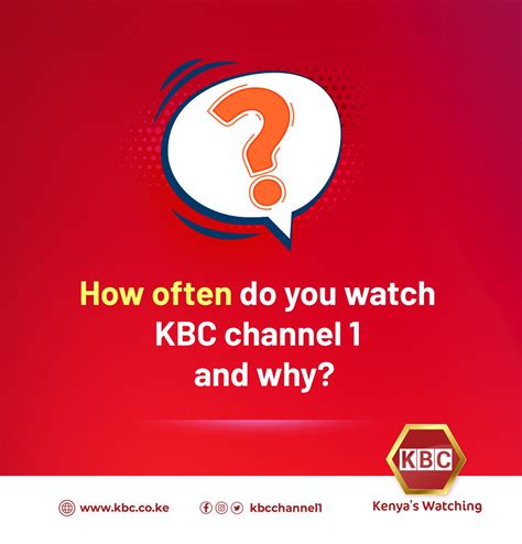 KBC Channel1 News On Twitter How Often Do You Watch KBC Channel 1 And