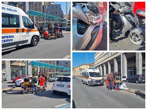 Imperia Cade Con Lo Scooter In Via Don Abbo Ferito 17enne Sul Posto