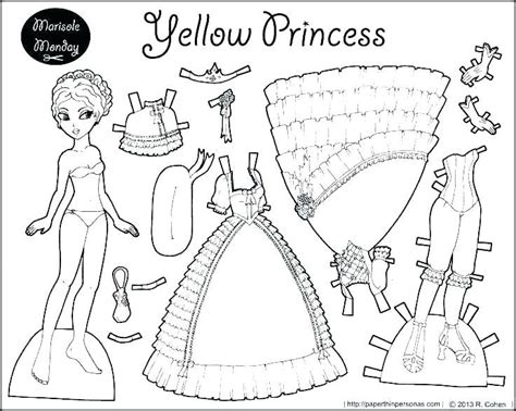 The Paper Doll Is Wearing A Dress And Hat