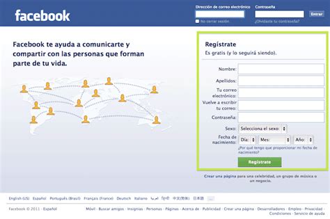 Gu A Con Im Genes Para Crear Una Cuenta En Facebook