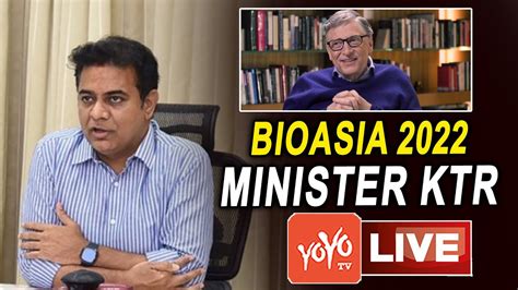 Minister Ktr Live Th Edition Of Bio Asia Ktr Fireside Chat