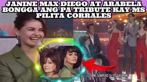 Janine Max Diego At Arabela Bongga Ang Pa Tribute Kay Ms Pilita