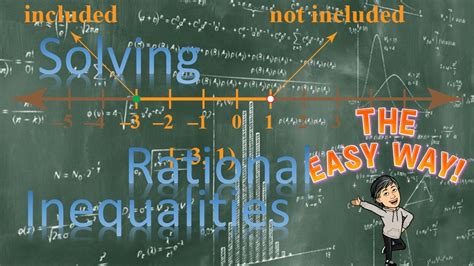 Solving Rational Inequalities Youtube