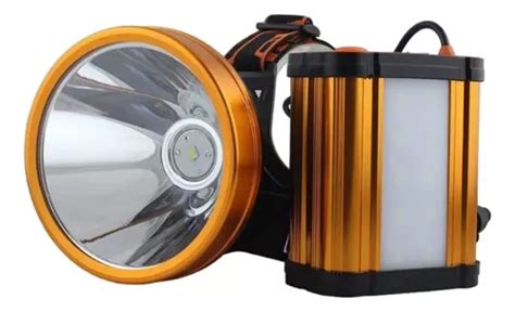 Farol De Ca A De Minera O De Longo Alcance Holofote Luz Led Cor