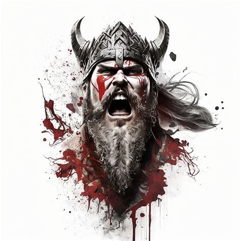 Viking Tattoo Design White Background PNG File Download High Resolution - Etsy