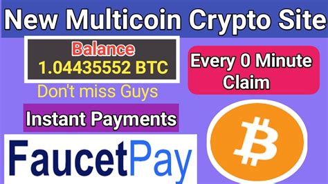 High Paying Multicoin Site Best Crypto Faucet Site Claim Every