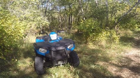 My New 2017 Polaris Sportsman 450 First Ride Youtube