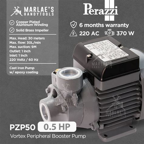 Perazzi Peripheral Vortex Booster Water Pump Hp Pzp Lazada Ph