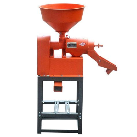 Heavy Duty Rice Mill Machine With 5 HP Petrol Engine 150 Kg Hr