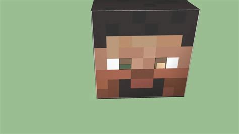 Steve Minecraft Head 3d Warehouse