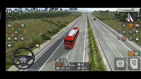 BUS DRIVING SIMULATION Bus SUGENG RAHAYU XHD Full Telolet Basuri Tol