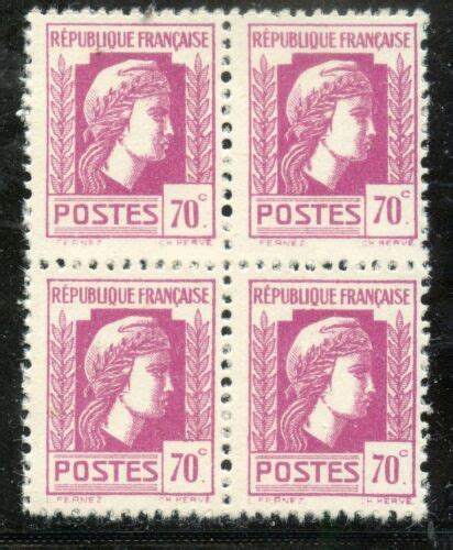 STAMP TIMBRE DE FRANCE NEUF BLOC DE 4 N 635 SERIE D ALGER