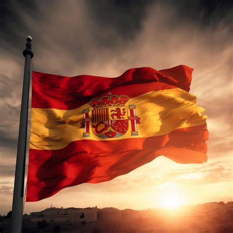 Bandera de españa alta calidad 4k ultra hd Foto Premium