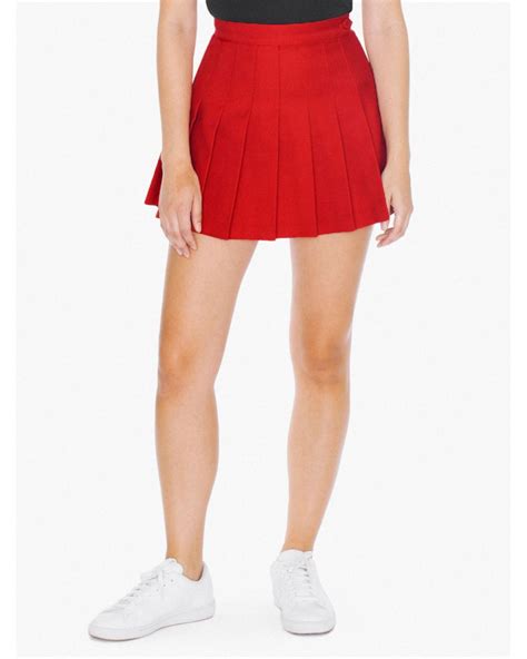 American Apparel Agb300w Ladies Tennis Skirt