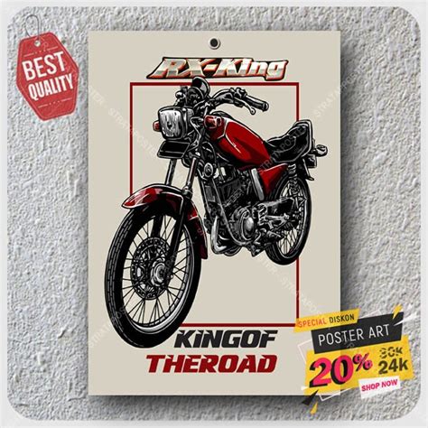 Jual Hiasan Dinding Motor Klasik Poster Motor Klasik Poster Retro