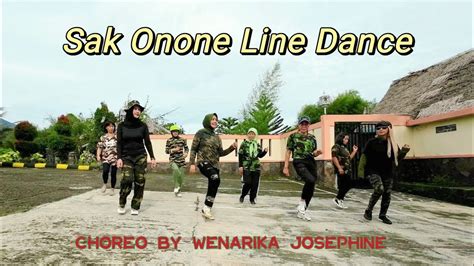 Sak Onone Line Dance Beginner Choreo By Wenarika Josephine YouTube