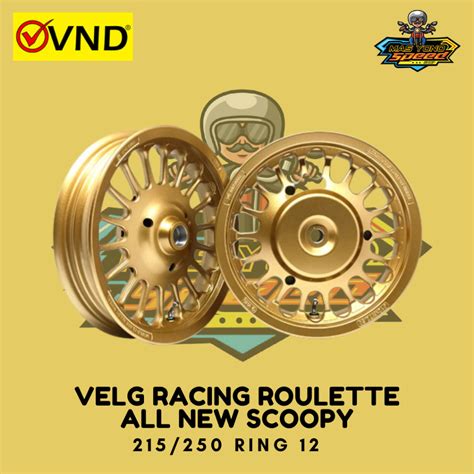 Jual Vnd Velg Pelg Racing Roulette Ring All New Scoopy Set Depan