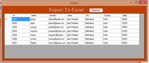 How To Export Data From Datagridview To Excel In C Net Windows Free