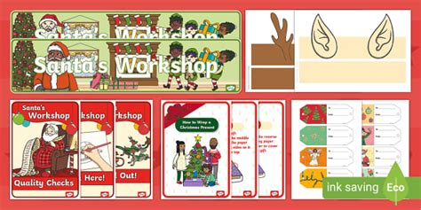 Santa S Workshop Aistear Role Play Pack Teacher Made