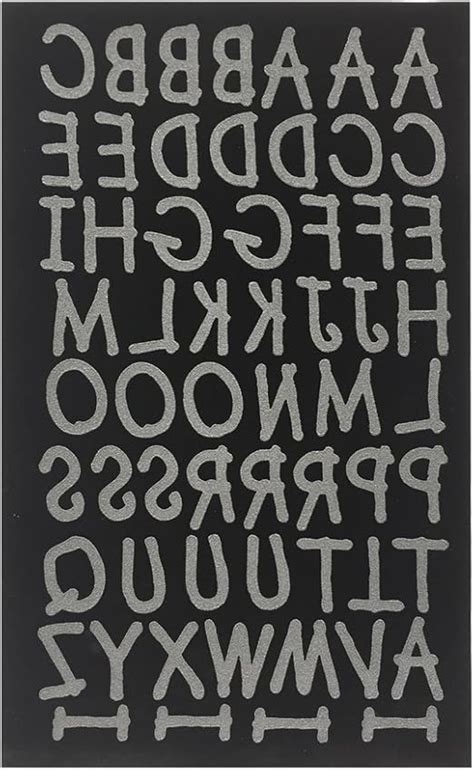 Iron On Letters 1 Inch Black For T Shirt 1 Sheet Amazonca Home