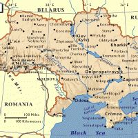 Europe- Ukraine General Reference Map