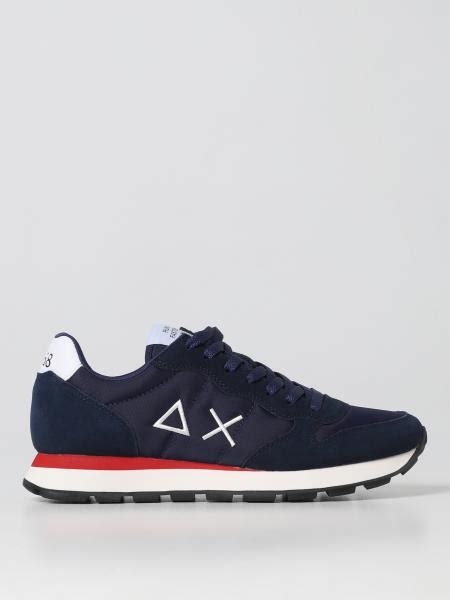 SUN 68: sneakers for man - Navy | Sun 68 sneakers Z33101 online at ...