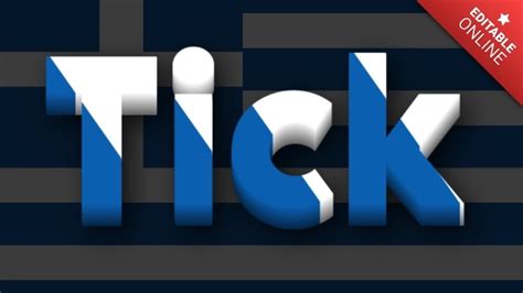 Tick | Greek | Text Effect Generator