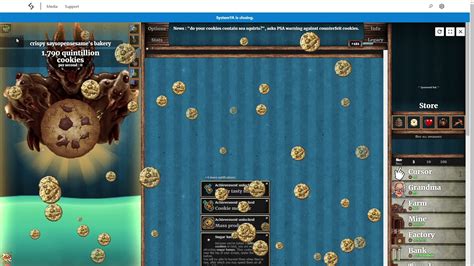 Infinite Cookie Clicker Glitch Infinity Cookies Youtube