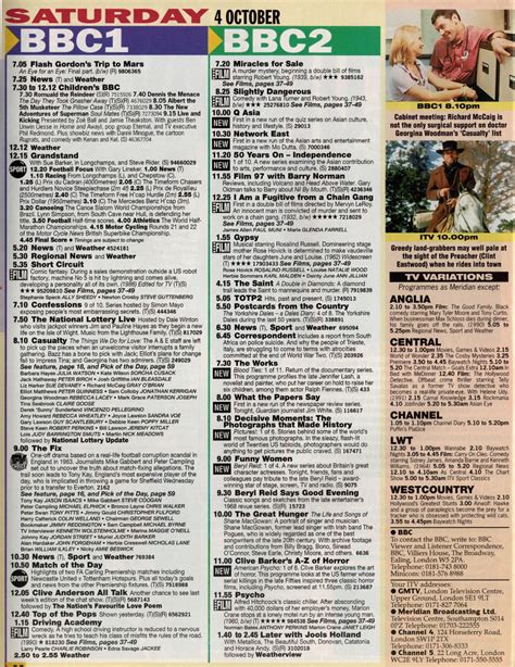 Adam Beckwith on Twitter: "Here's what was on (the new look) BBC1 and