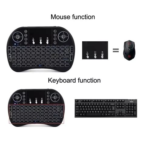 Correosclic Mini Teclado Pc Inalambrico Bluetooth Touchpad Iluminado Gamer Consola Tv Box Smart