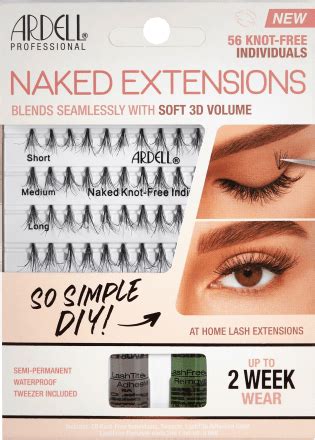 ARDELL Künstliche Wimpern Set Naked Extensions 1 St dauerhaft günstig