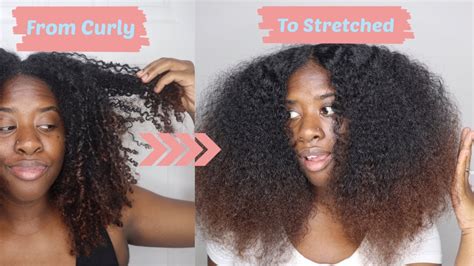 Heatless Blowout How To Stretch 3c4a Hair Without Heat Youtube